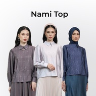NAMI BISHOP SLEEVE TOP We. Athemina
