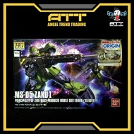 BANDAI HG 1/144 MS-05 ZAKU I [DENIM.SLENDER] (Gunpla Gundam ORIGIN MSD Model Kit Resin Statue Dioram