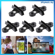 5 Pcs Aquarium Divider Tray Holder Fish Tank Stand Suction Cups Glass zhiymais