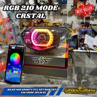 MIO SPORTY BILED 3 INCH RGB REFLECTOR MIO HEADLIGHT APPLICATION