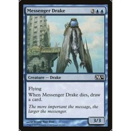 MTG : Messenger Drake - M14 Played - MTG Blue Drake