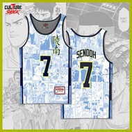 ➬ ╮ ◨ Culture Shock Ryonan Slam Dunk White Sando Shirt