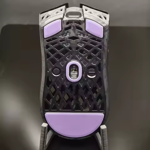 1 Set PTFE Anti-Collapse Arc-Edged Mouse Skate For ATK GHOST Similar To Obsidian Air Purple Haze Mou