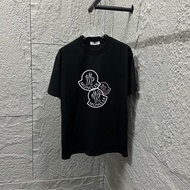 Mon * cle & r2026-New Style 6XL Classic Round Neck Short-Sleeved T-Shirt Men Women Style Large Size 