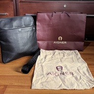 aigner messenger/ sling bag men original authentic 100%