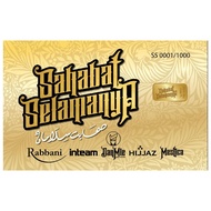 KAB Gold Bar 1g Sahabat Selamanya with Box