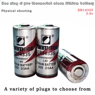Suitable for Genuine Hanxing Sun Moon ER14335 3.6V Lithium Battery 2/3AA Temperature Recorder Smoke 