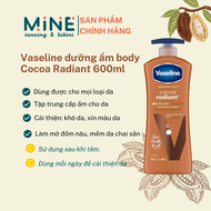 [Bill Mỹ] Vaseline dưỡng ẩm toàn thân - body Cocoa Radiant 600ml