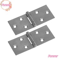 FOREVER Flat Open, Heavy Duty Steel No Slotted Door Hinge, Creative Soft Close Interior Connector Close Hinges Furniture Hardware Fittings