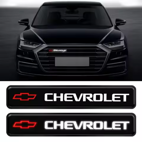Car Front Grille LED Logo Modified Light For Chevrolet Equinox Silverado Trailblazer Bolt Cruze Capt