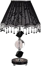 XNHAFW Tableps, Tablep Luxurious K9 Crystal Bedsidep High-Grade Deskp Button Switch Desk Light E27 G