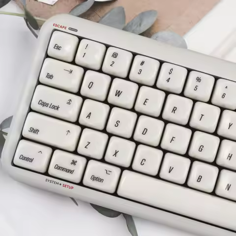 MAC Keycaps MOA Profile 132 Keys Dye-Sub Big Set For Mx Switch Mechanical Keyboard Wooting A65 Hi75 