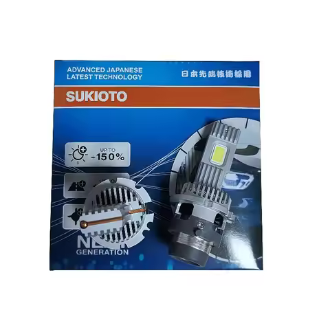 2PCS SUKIOTO Car LED D2S D2R D4R D4S Headlight Bulbs Canbus 70W Replace For Subaru Honda Mitsubishi 