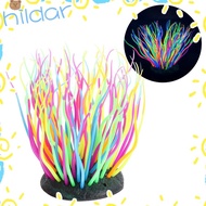 HLAR Artificial Sea Anemone Coral, Simulation Colorful Silicone Anemone Coral, Ornament Silicone Lum