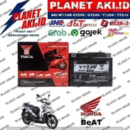 Aki Motor Honda Beat FI CW CBS CARBU KARBU YTZ4V YUASA Accu Kering MF