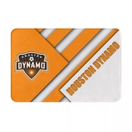 Houston Dynamo Logo Bathroom Anti-slip Floor Mat Toilet Toilet Foot Mat Door Absorb Water Quick-dryi