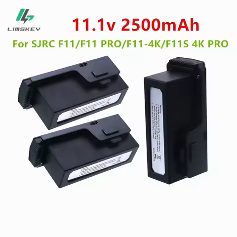Original Battery For SJRC F11S 4K Pro Drone 11.1V 2500mAh Battery F11 4K Camera 5G GPS Dron Accessor