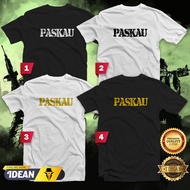 VIRAL PASKAU T-Shirt ARMY Cotton Baju Soldier Men Unisex Tee Tops Sleeve Streetwear Casual kain Lembut Outdoor Sport