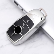 【Fashionable New Arrival】 3/4 Buttons TPU Car Key Case Cover Key Fob Holder for Mercedes Benz E C S 