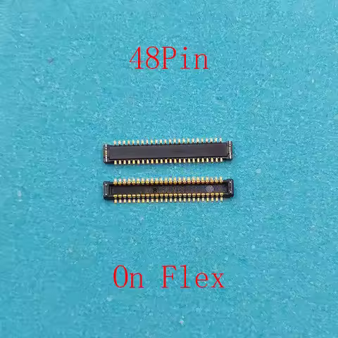 2-5Pcs 48Pin LCD Display Screen Flex FPC Connector For Samsung A6 Plus A7 2018 A605 A600F A750 A8+ A