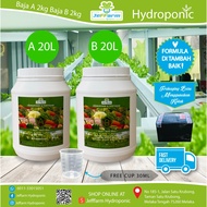 40L PATI BAJA AB | 2KG | 20L BAJA A & 2KG | 20L BAJA B | PATI HYDROPONIC FERTIGASI | JEFFARM HYDROPO