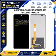 MOBILESPARE.MY | REALME C55 RMX3710  RMX3711 COMPATIBLE MOBILE LCD REPLACEMENT PART