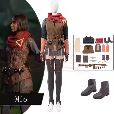 Game Split Fiction Mio Cosplay Costume Women Disguise Roleplay Fantasia Oufits Female Halloween Suit