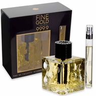 perfume Real Time & Fine Gold for Men 999.9 Eau De Toilette 100ml + 10ml