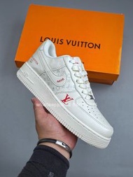 🎀順豐包郵 全新Louis MM3399 Vuitton x Nike Air Force 1 運動鞋 波鞋 皮革｜Color 米白｜Size 36-45