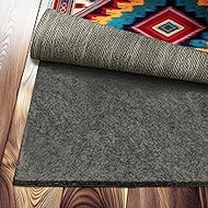 Nevlers 3x5 Rug Pad Non Slip Rug Gripper for Hardwood Floors & Hard Surfaces | Felt & Rubber Dual La