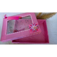 BEST PRODUCT DELIVERY BOX, BEAUTIFUL DELIVERY BOX, large light pink cloth delivery box