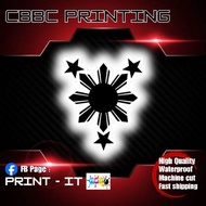 3 Star and the Sun sticker