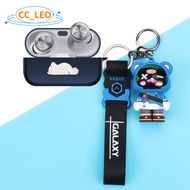 Case for Technics EAH-AZ100 Cartoon Bear Piggy Keychain Cute Technics EAH-AZ100 Silicone Soft Case S