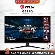 MSI G321Q | 31.5" WQHD | 1ms (MPRT) | 170Hz | IPS | Gaming Monitor