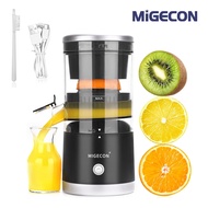 Migecon Electric Citrus Juicer Wireless Portable Squeezer &amp; Presser Rechargeable Juicer Machine USB Cable &amp; Cleaning Brush Included Juicer Extractor Lime Juicerเหมาะสำหรับส้มส้มส้มส้มแอปเปิ้ลส้มโอและลูกแพร์