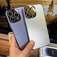 Casing Lens Protection Pro Luxury Chrome Matte Case IP 16 16 Pro 16 Pro Max 16 Plus Lens Camera Prot