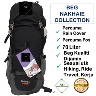 🅩POS PERCUMA BEG PELBAGAI WARNA 70 LITER[Beg Travel Hiking Nakhaie Collection-Hiking-Travel-Backpack