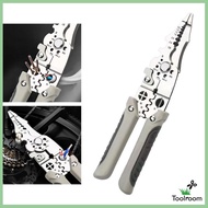 [ Wire Hand Tool Wiring Tool Electrician Pliers Wire Tool for Crimping Coiling