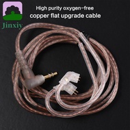 JINXIY KZ Earphones Cord For KZ ZEX 3.5mm 2Pin Cable Upgrade High-Purity Oxygen-Free Copper In Ear C