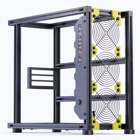 Beta V2 Aluminum Full-Open Frame Case - Supports ATX/E-ATX/Micro-ATX/ITX Motherboards with Water Coo