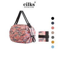 Cilks Travel Buggy Bag Portable Supermarket Mall Bag Large Capacity Waterproof Shopping Folding Bag