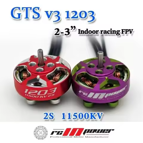 Rcinpower GTS V3 1203 11500KV 2S 8000KV 6000KV Brushless Motor for 2~3inch Propeller RC FPV Racing D