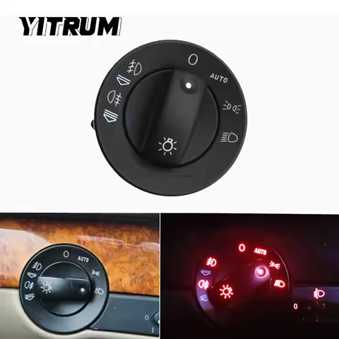 YITRUM 8E0941531B High Quality Front Rear Fog Light Headlight Switch For Audi A4 8E B6 B7 AUTO Switc