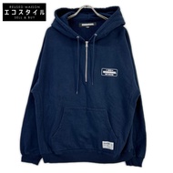 Neighborhood 252UWNH-CSM02 25AW 海軍藍經典半拉鍊連帽衫 XL [二手]