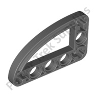 Lego Technic Compatible - Liftarm Thin S 3 x 5 Mod L-Shape w/ Quarter Ellipse - 32250 65714