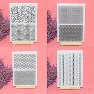 Daily New Arrival/Lace Background Stamp Transparent Silicone Stamp Student Stamp Ultra-Light Clay La