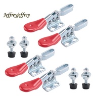 4Pcs Quick Release Toggle Clamp GH-201 Antislip Horizontal 59Lbs Holding Capacity for Machine Operat