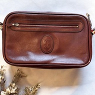 卡地亞 Les Must de Cartier 法國製真皮勃艮第酒紅肩背包