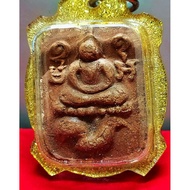 Vintage,Collectibles,Religious Item-Rare Phra Somdej Seated Chicken Amulet Lp Mui-BE2508, Wat Don Ra