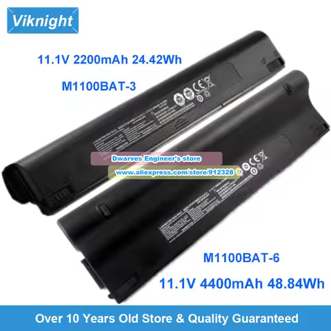 Genuine M1100BAT-3 M1100BAT-6 Battery for Clevo M1100 M1110 M1111 M1115 Q2005 Q2006 XITE M 05 VNB109